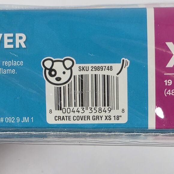 You & Me Dog Crate Cover For 1 & 2 Door Crates Roll Up Doors Fits XS Crates - Picture 8 of 8